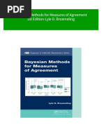 Full Download Bayesian Methods For Measures of Agreement 1st Edition Lyle D. Broemeling PDF