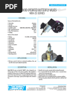 Solenoid Operated Butterfly Valve