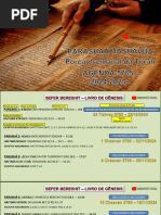 Agenda Parashot 5785 (Porções Da Torah 2025)