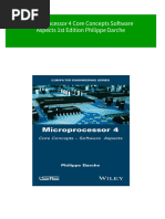 PDF Microprocessor 4 Core Concepts Software Aspects 1st Edition Philippe Darche Download