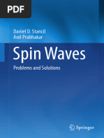 Daniel D. Stancil, Anil Prabhakar - Spin Waves - Problems and Solutions-Springer (2021)