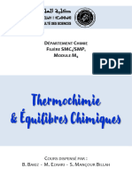 Polycopié Cours Thermochimie SMCP1 Maroc