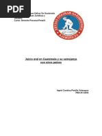 Juicio Oral en Guatemala y Otros Paises