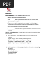 Biology Quiz1