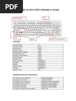 Comandos de Word 2010 Utilizando El Teclado