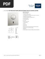 GROHE Specification Sheet 37419SD0