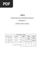 PETS-COM-04 OPERACIÓN CON RETROEXCAVADORA Rev. C