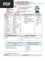 Sesion de Amprendizaje Modelo Operaciones Combinadas