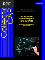 Les Lecons de Mathematiques A L Oral Du CAPES