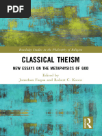 Classical Theism: New Essays On The Metaphysics of God