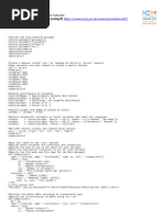 R Code - Producing Automated Outputs