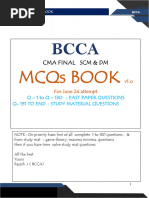 SCM & DM - MCQ's Book