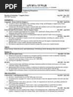 Apurva Tuwar CV