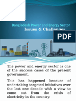 Issues & Challenges in Power & Energy Sector of Bangladesh