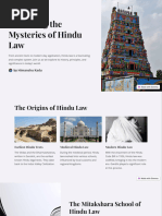 Unlocking The Mysteries of Hindu Law