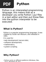 Programming Quarter 2 Python