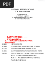 5 - Writing Specifications For Excavation