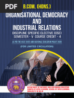 Organisational Democracy and Industrial Relations