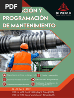 Planificación Y Programación de Mantenimiento 4-8-April-2022