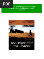 PDF Too Poor For Peace Global Poverty Conflict and Security in The 21st Century Lael Brainard Download