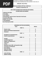 II Year Syllabus For Midterm - 24-25