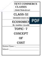 7 - Concept of Cost