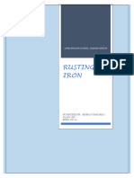 Mechanism of Rusting