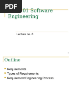 Lecture 6 - Requirement Engineering