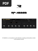 RF-AB303 Manual