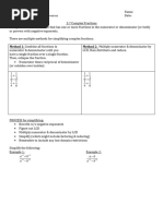 HA2 - 5.7 Complex Fractions