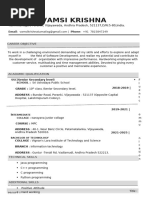 Vamsi Krishna's Resume Final