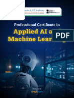 IITG Professional Certificate in Applied AI and ML