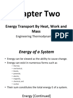 Chapter Two: Energy Transport by Heat, Work and Mass