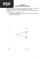 Exercícios Sobre Teoremas de Triângulo