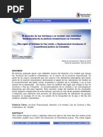 El Derecho de Las Victimas A La Verdad (Bibiana Rueda)