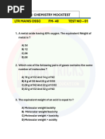 Chemistry Mock1