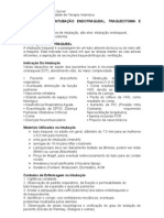 Cuidados Com Intubação Endotraqueal