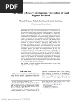 Laryngeal Vibratory Mechanisms: The Notion of Vocal Register Revisited