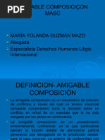 Amigable Composición Mecanismo de Solucion de Conflicto