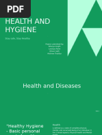 Health and Hygiene