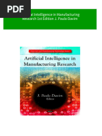 (Ebooks PDF) Download Artificial Intelligence in Manufacturing Research 1st Edition J. Paulo Davim Full Chapters