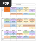 Timetable Year 1 Sem I A.y.2023.2024