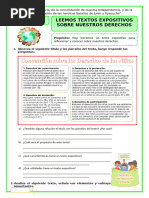 Ficha-Lun-Com-Leemos Textos Expositivos Sobre Nuestros Derechos