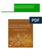 2953full Download China Through European Eyes 800 Years of Cultural and Intellectual Encounter Brown PDF