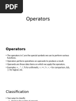 Operators