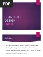 Unit-3 Ui and Ux Design