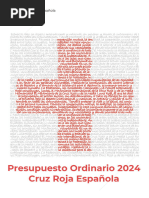 Presupuesto Cruz Roja Española 2024