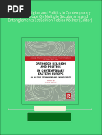 Orthodox Religion and Politics in Contemporary Eastern Europe On Multiple Secularisms and Entanglements 1st Edition Tobias Köllner (Editor)