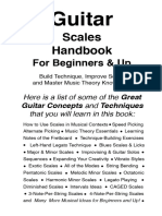 Guitar: Scales Handbook