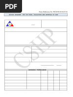 Comprehensive CSHP Application Form